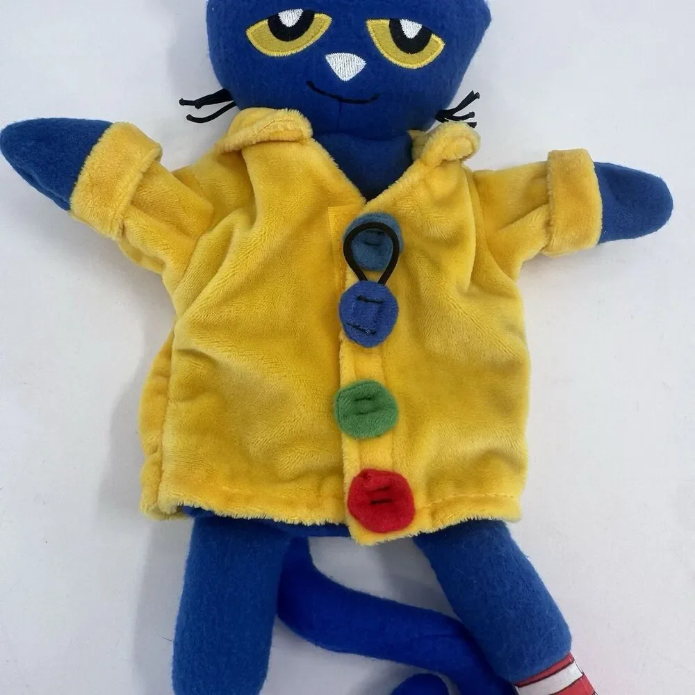 MerryMakers - Pete the Cat and His Four Groovy Buttons Plush Puppet - 14”